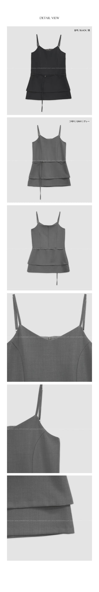 (2 colors) Belted Mini Dress