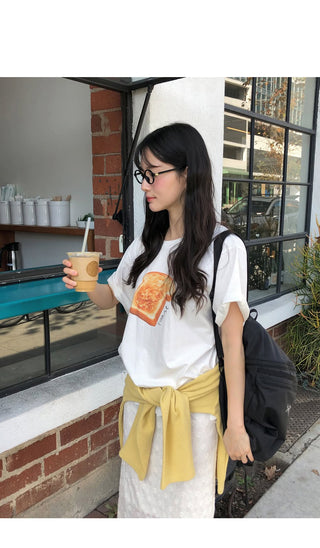 (2 colors) Printed T-shirt