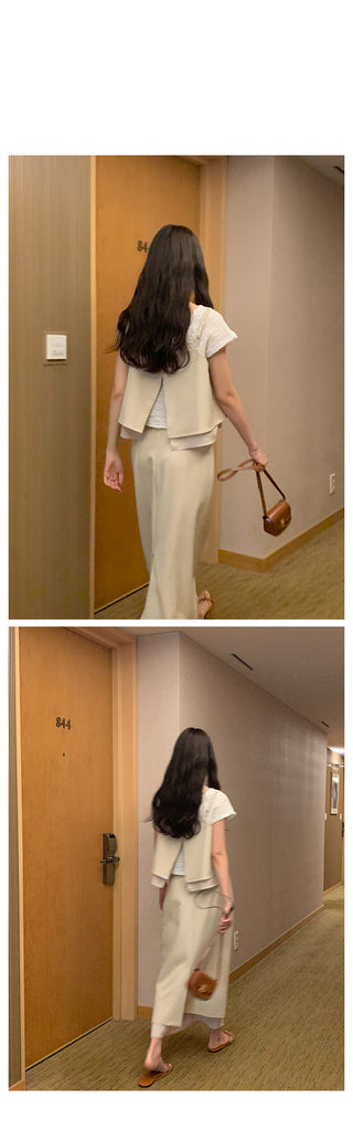 Long layered skirt
