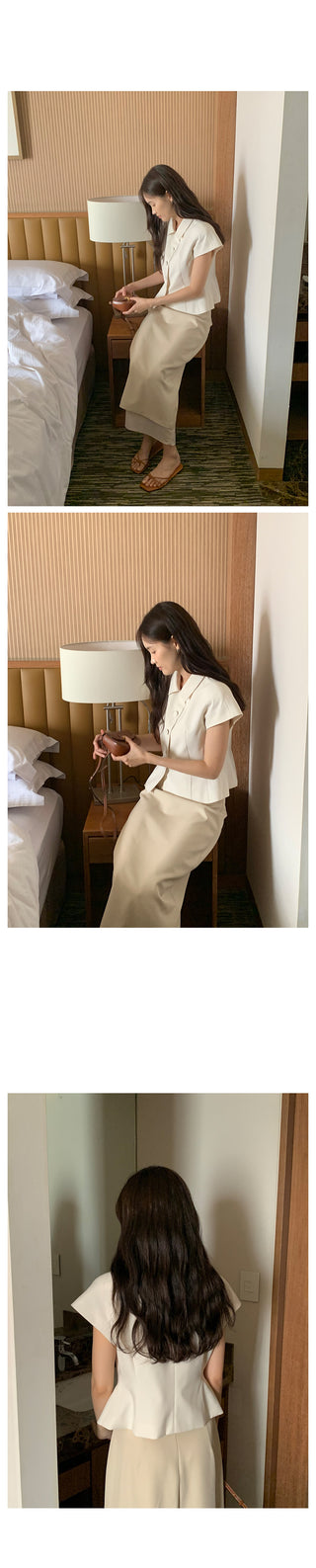 Long layered skirt