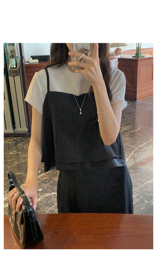 Long layered skirt