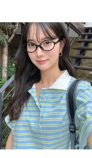 [6 colors] Striped camisole