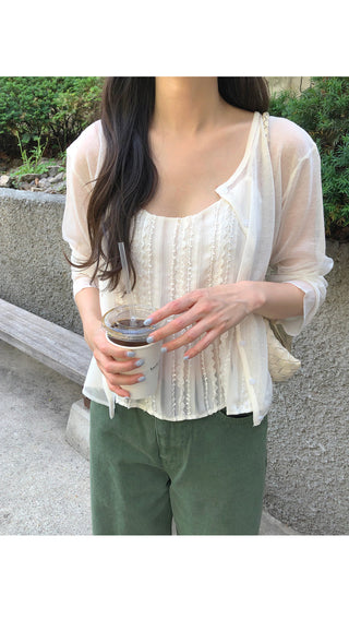 Sleeveless top