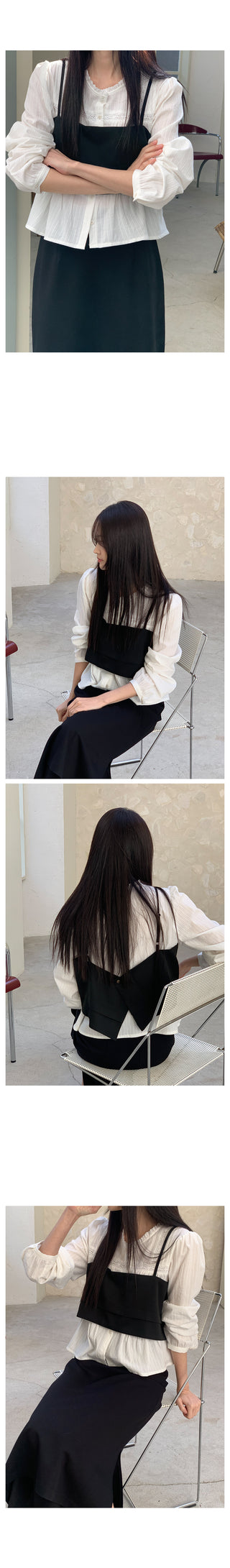 Layered bustier