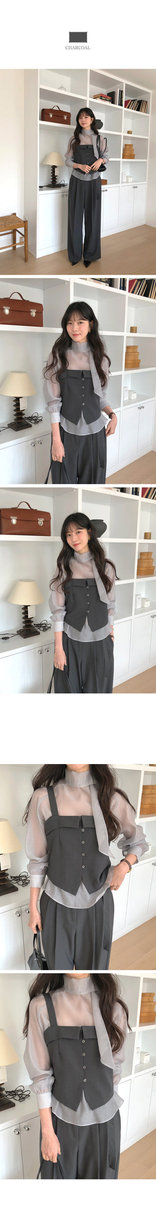 Belted slacks