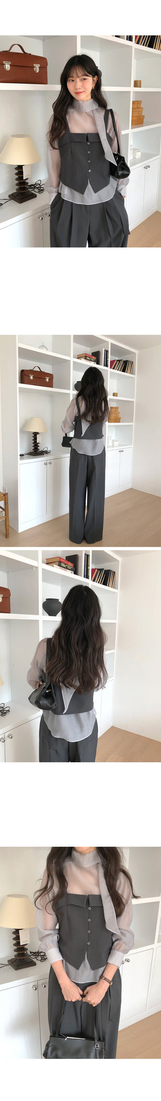 Belted slacks