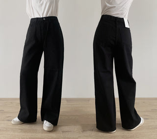 (Basic/Long/Over 10,000 sold) Wide Cotton Pants - 4 sizes