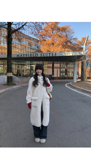 Fur Long Shearling Coat