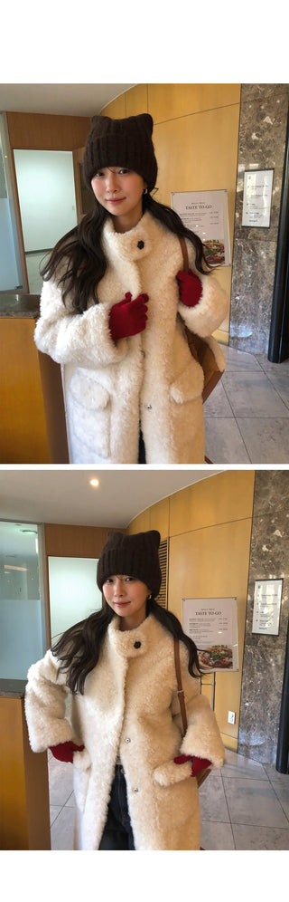 Fur Long Shearling Coat