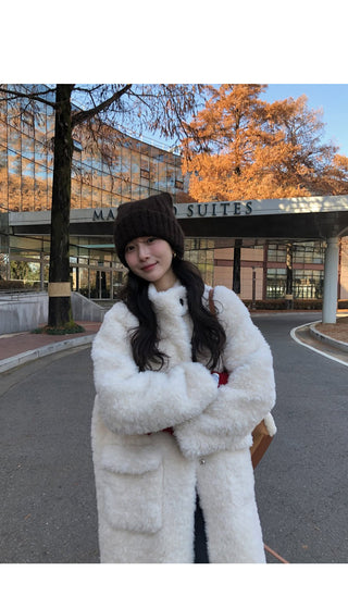 Fur Long Shearling Coat