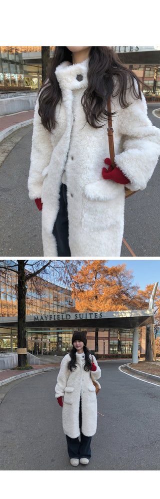 Fur Long Shearling Coat