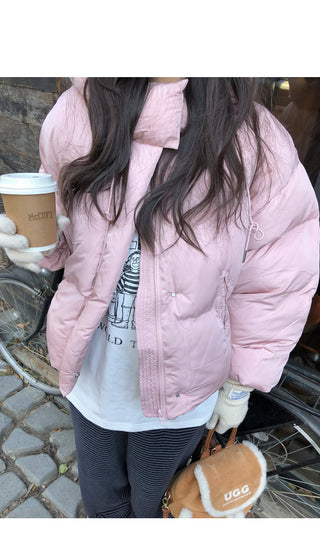(4 colors) Cropped Down Parka