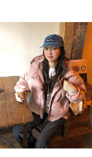 (4 colors) Cropped Down Parka