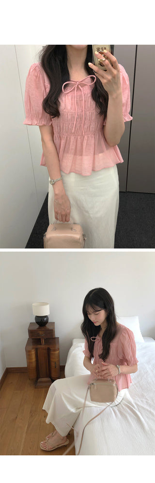 [2 colors] Malai Leather Shoulder Bag