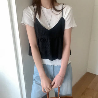 Knit bustier