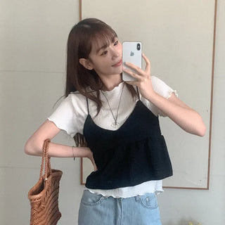 Knit bustier