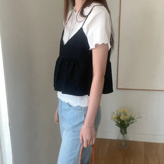 Knit bustier