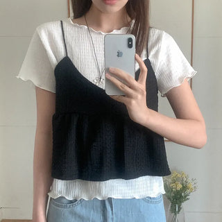 Knit bustier