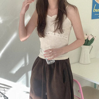 Modal lace sleeveless