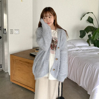 Pine Needle Texture Overcardigan