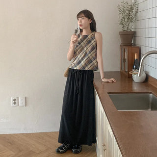 Modal elastic long skirt
