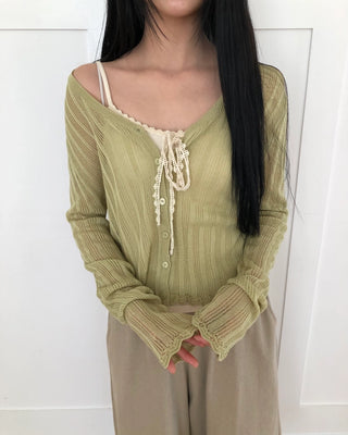 Wave Rib Cardigan