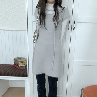Wool knit tunic