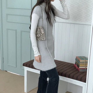 Wool knit tunic