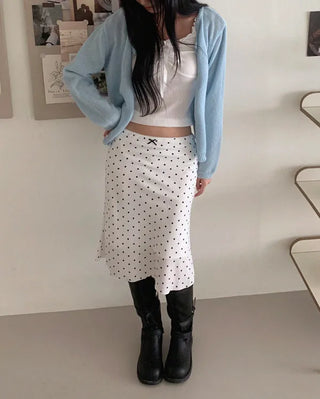 Midi Long Sheer Skirt