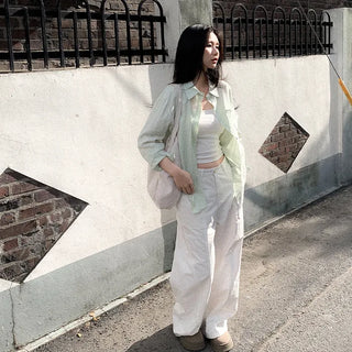 Loose-fit striped shirt