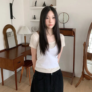 Layered inner sleeveless top