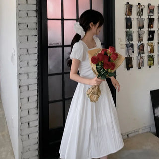 Puff Sleeve Volume Maxi Dress