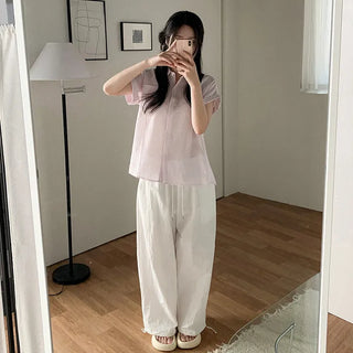 Roll-up blouse