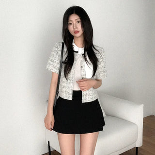 [3 colors] Thai puff sleeve chiffon blouse