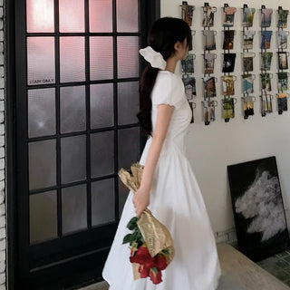 Puff Sleeve Volume Maxi Dress