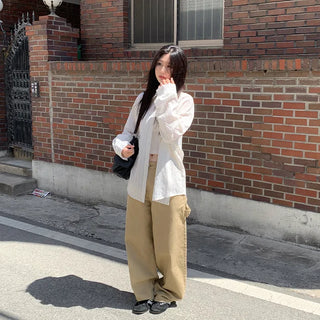 Summer Stripe Oversized Shirt