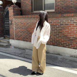 Summer Stripe Oversized Shirt
