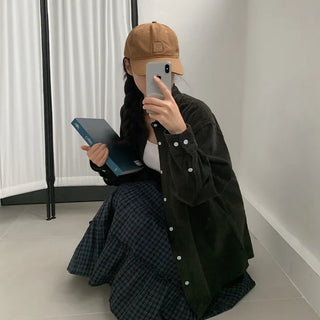 Frilled check tiered skirt
