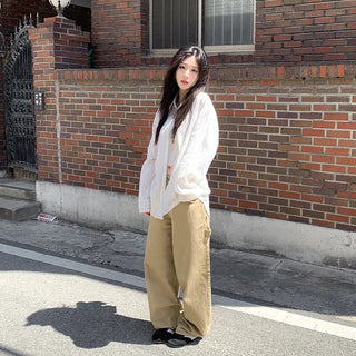 Summer Stripe Oversized Shirt
