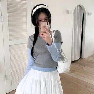 Chiffon tiered ruffle midi skirt