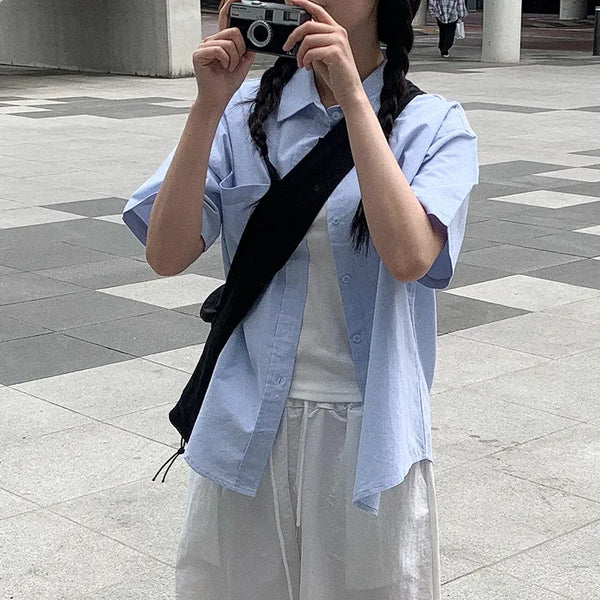 Oversized basic shirt