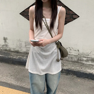 Bustier layered camisole mini dress