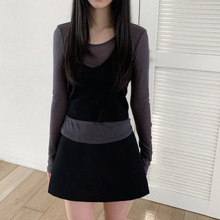 Layered inner sleeveless top