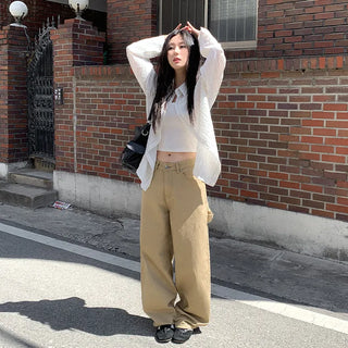 Summer Stripe Oversized Shirt