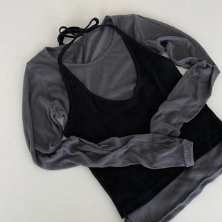 Layered inner sleeveless top
