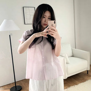 Roll-up blouse
