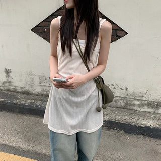 Bustier layered camisole mini dress