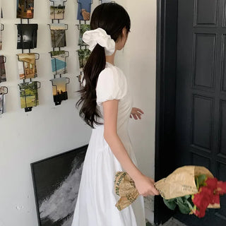 Puff Sleeve Volume Maxi Dress