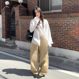Summer Stripe Oversized Shirt