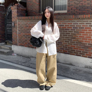 Summer Stripe Oversized Shirt